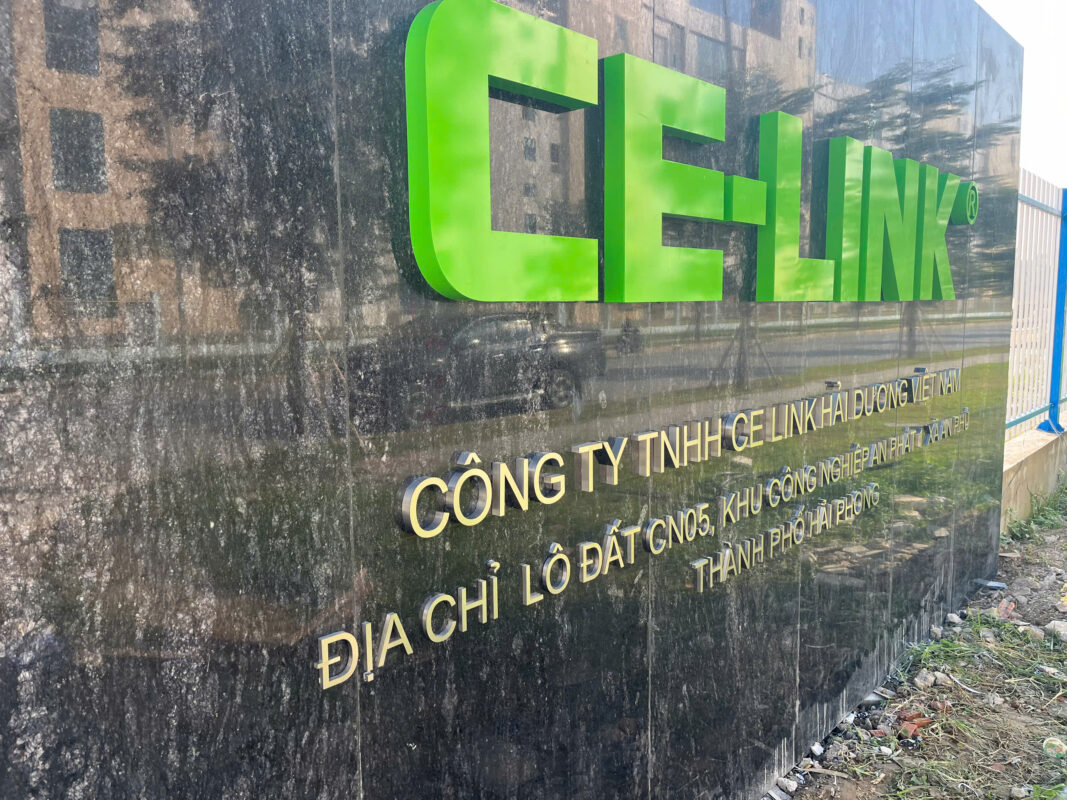 Thi công biển quảng cáo công ty CLARK tại Chí Linh