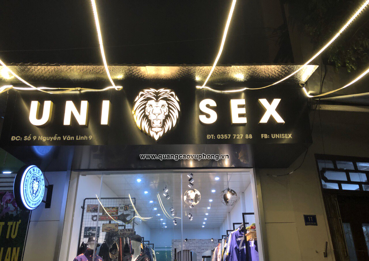 HOÀN THIỆN BIỂN QUẢNG CÁO SHOP QUẦN ÁO INISEX HẢI DƯƠNG