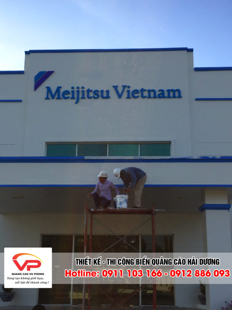 làm biển quảng cáo chữ nổi alu tại hải dương