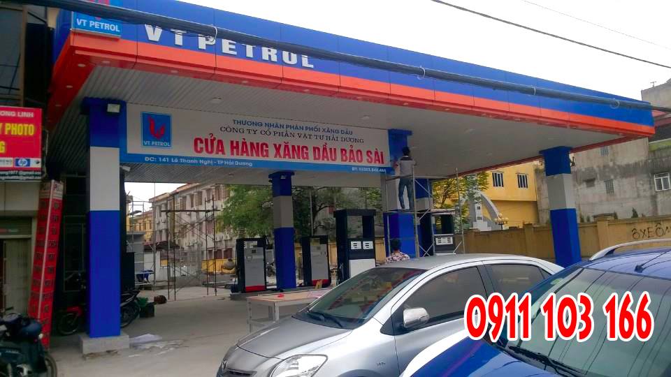 BIỂN QUẢNG CÁO CỬA HÀNG XĂNG DẦU