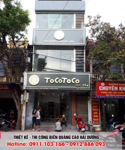 Biển chữ nổi tại Hải Dương