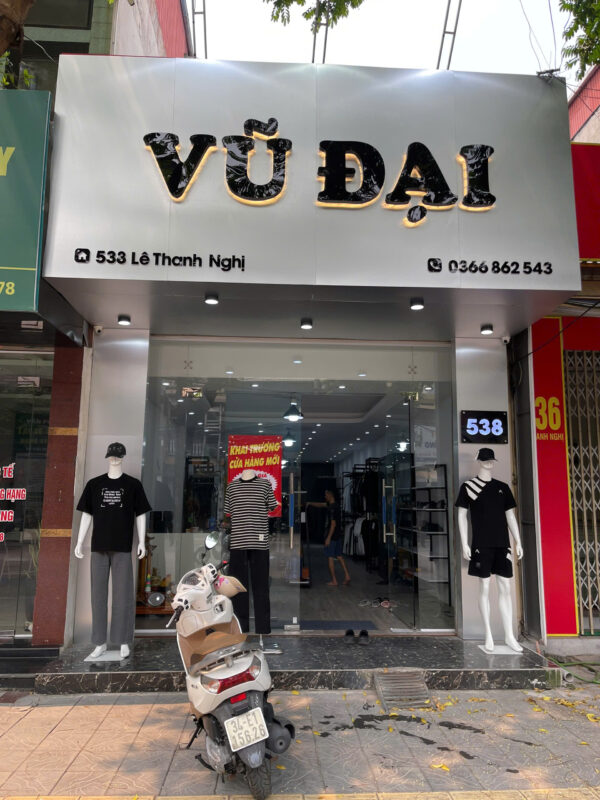 thi công biển chữ mica tại hải dương hoàn thiện thực tế đẹp rõ nét