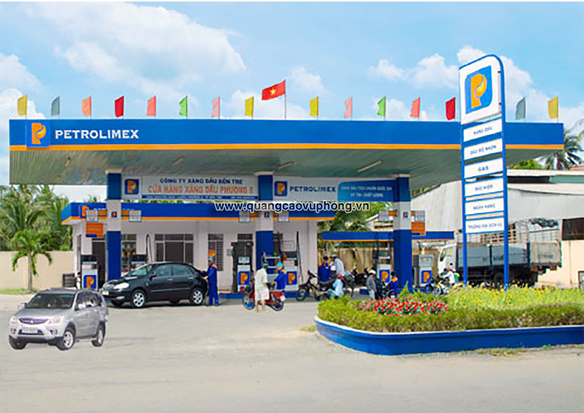 BIỂN QUẢNG CÁO CỬA HÀNG XĂNG DẦU