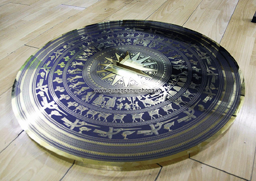 Biển inox in UV lắp đặt thực tế tại công ty ở Hải Dương