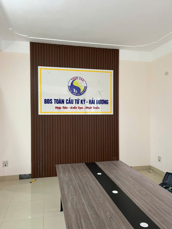 làm biển quảng cáo cho công ty bất động sản Toàn Cầu - Tứ Kỳ, hải dương