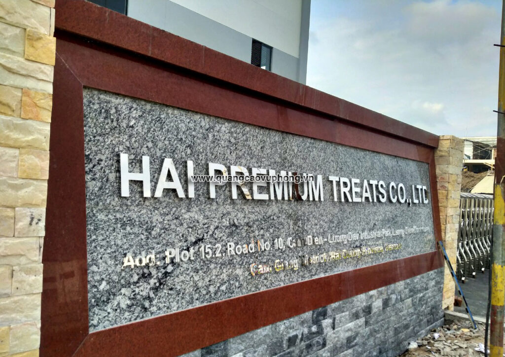 Thi công chữ nổi inox tại Hải Dương chuyên nghiệp