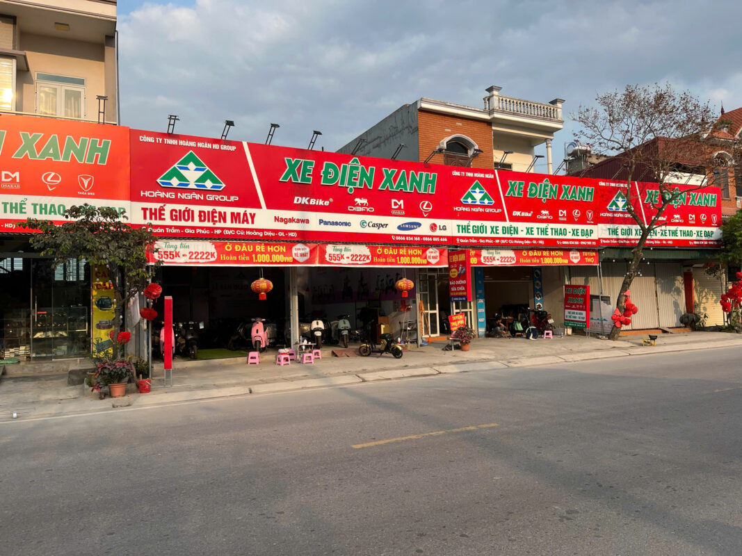 biển quảng cáo tại Hải Dương mặt tiền cửa hàng nổi bật dễ nhận diện