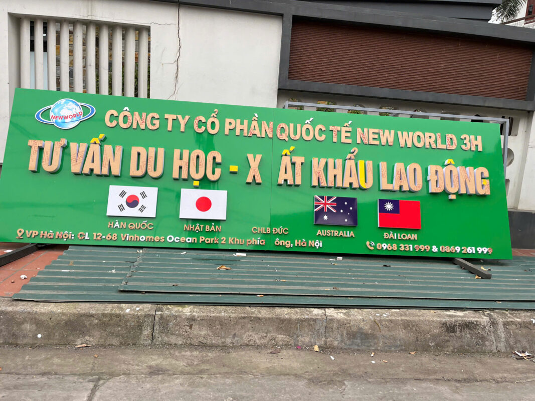 thi công bảng hiệu hải dương