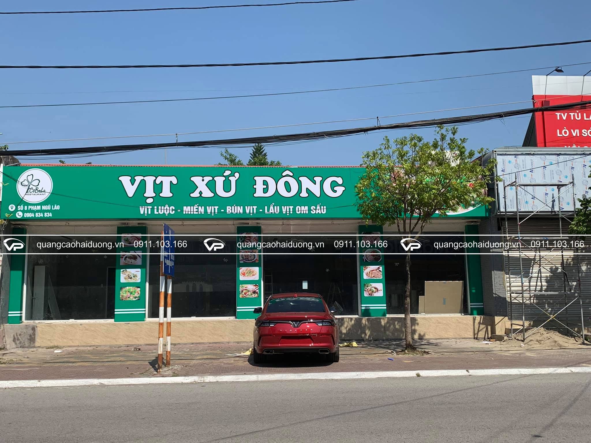 thi công biển quảng cáo Hải Dương