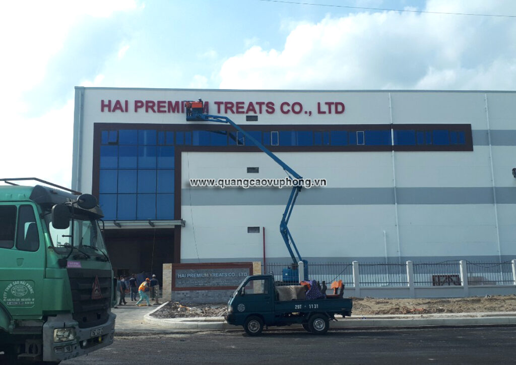 Chữ nổi inox tại Hải Dương đẹp sang trọng