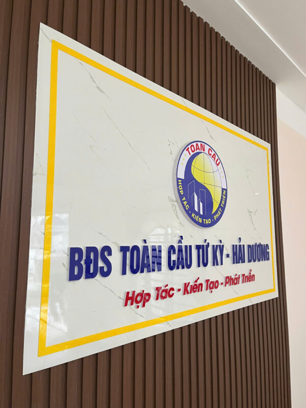 thiết kế biển hiệu tại hải dương