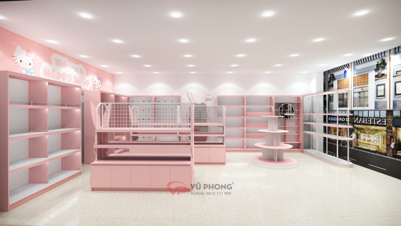 bố trí không gian shop thời trang khoa học giúp tăng trải nghiệm mua hàng