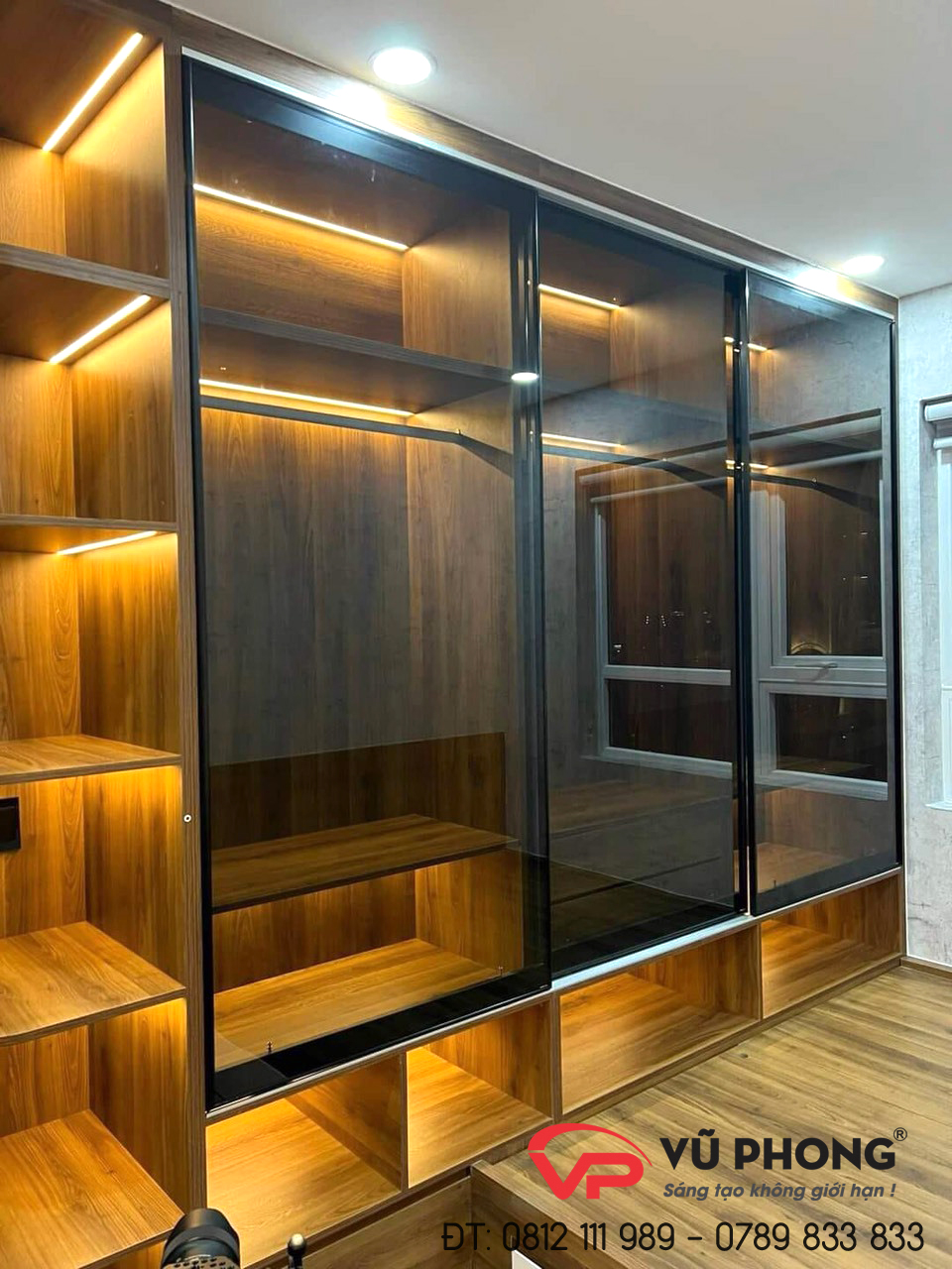 Tủ Áo Cánh Kính || Nội thất Vũ Phong|| 0812 111 989