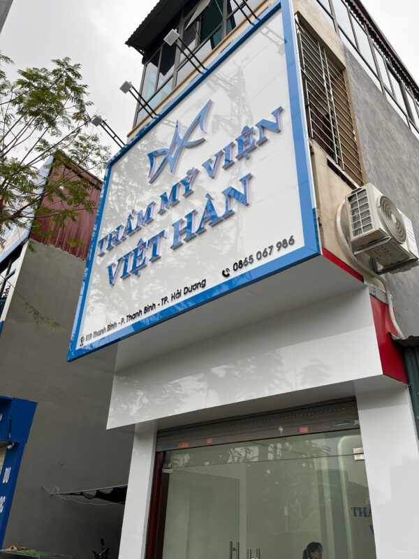 thi công trọn gói thẩm mỹ viện Việt Hàn - Thanh Bình - Thành phố Hải Dương