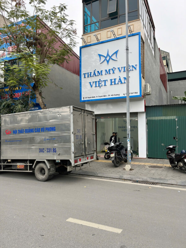 thi công trọn gói thẩm mỹ viện Việt Hàn - Thanh Bình - Thành phố Hải Dương