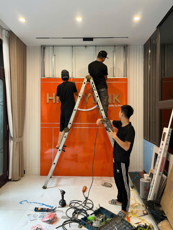 Thi công trọn gói trung tâm tiếng anh tại Ocenpark2 - Hưng Yên