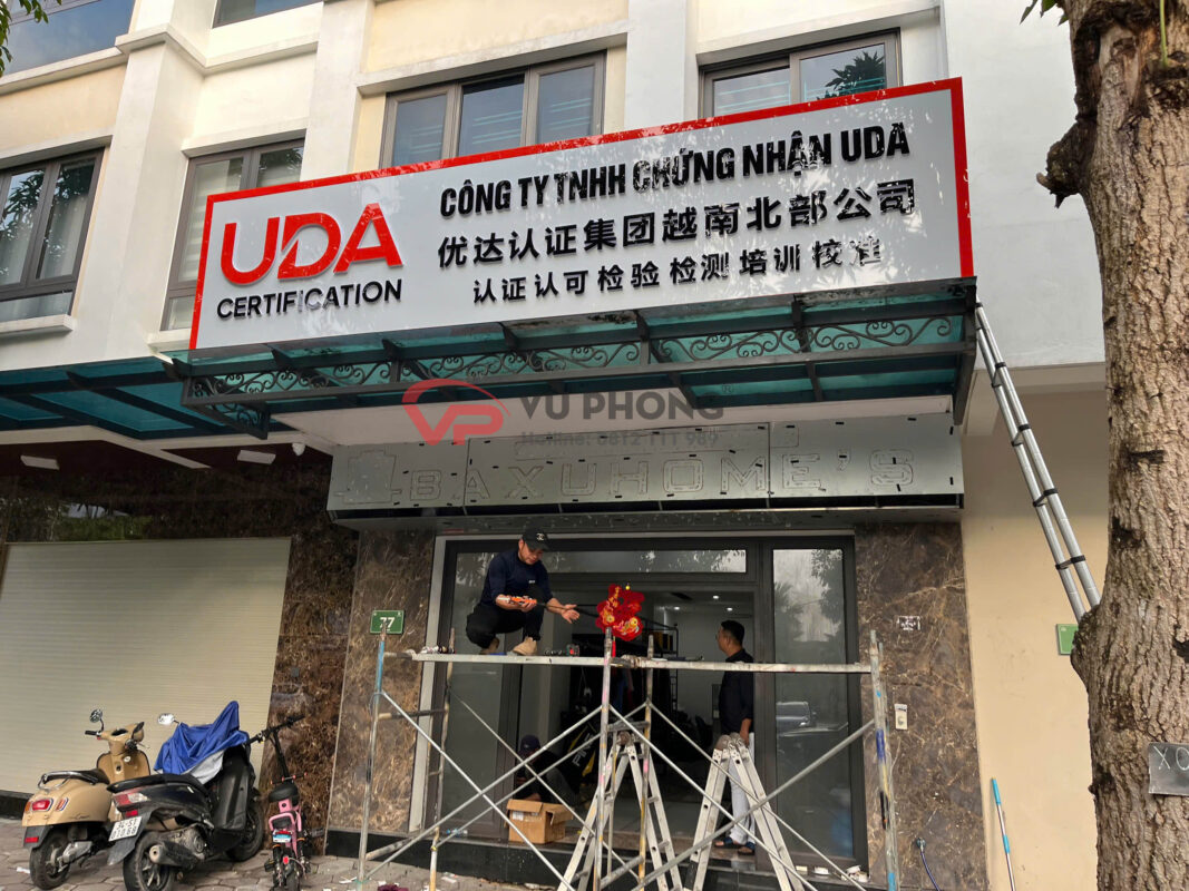 Thiết kế biển quảng cáo đẹp tại Hải Dương, thi công chuyên nghiệp, chất liệu alu mica cao cấp, bền đẹp theo thời gian.