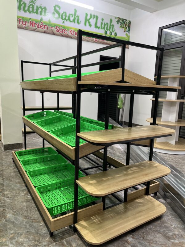 Thi công shop hoa quả sạch hiện đại, sáng tạo và thu hút khách hàng