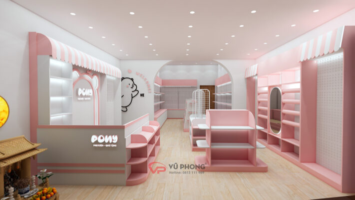 thiết kê , thi công trọn gói shop tại hải dương