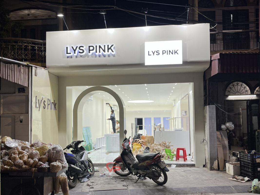 thi cong noi that shop lys pink hai duong tron goi uy tin