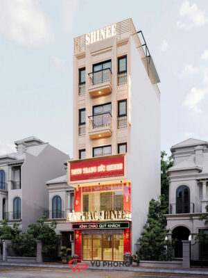 biển quảng cáo tiệm vàng Shinee