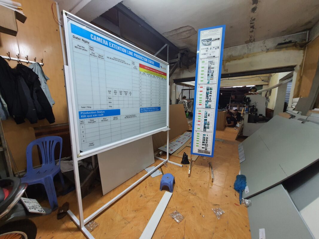 biển bảng thông tin doanh nghiệp Hải Dương thi công thực tế đẹp