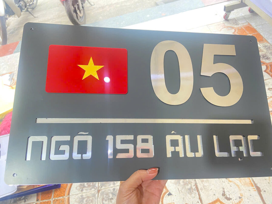 Biển số nhà bền đẹp tại Hải Dương