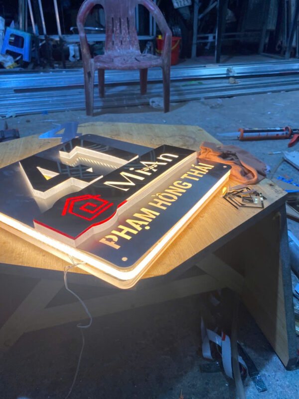 biển số nhà đèn led ngoài trời Hải Dương