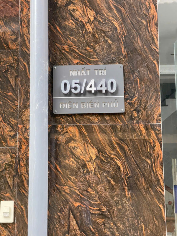 biển số nhà thiết kế theo yêu cầu Hải Dương