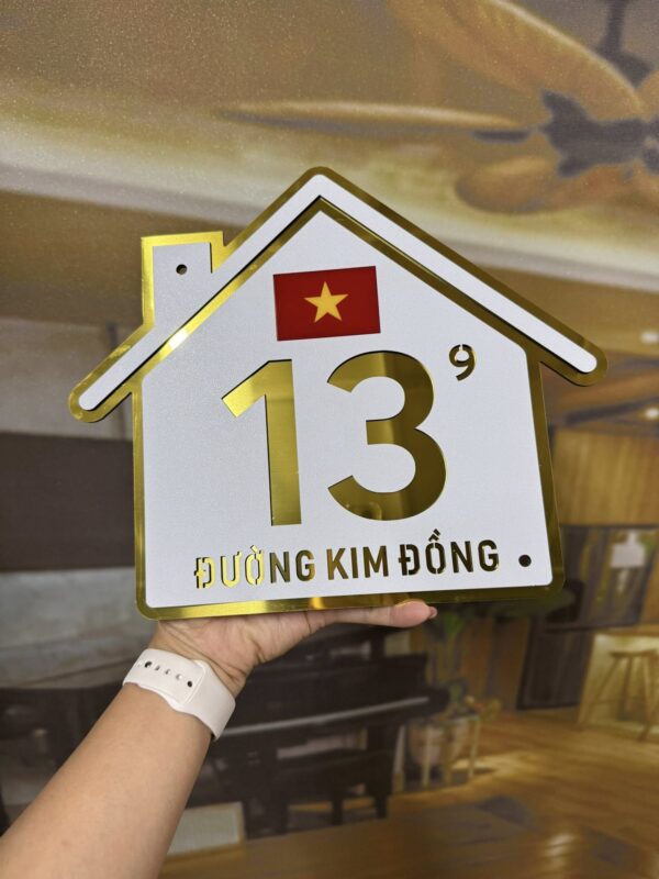 Thiết kế biển số nhà theo yêu cầu tại Hải Dương