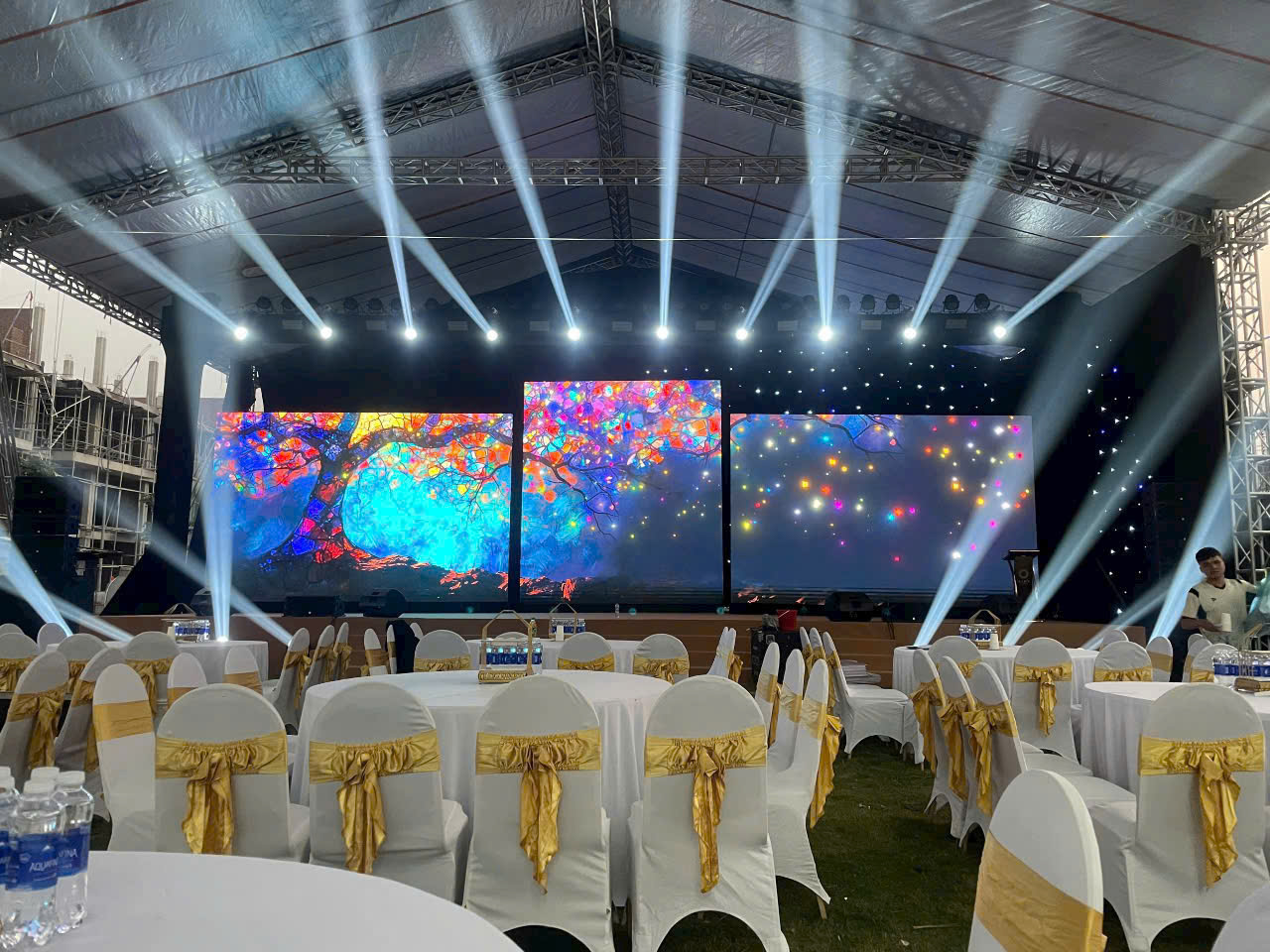 màn hình led sự kiện hải dương sân khấu chuyên nghiệp hiển thị sắc nét