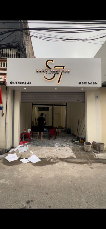 Biển chữ mica hắt sáng Hải Dương đẹp hiện đại