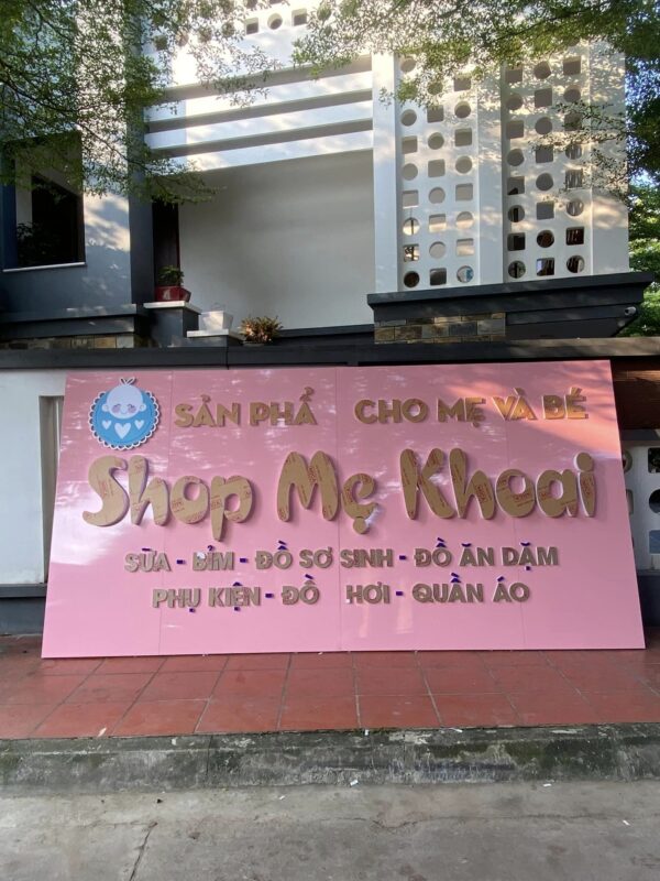 Chữ nổi mica Đài Loan