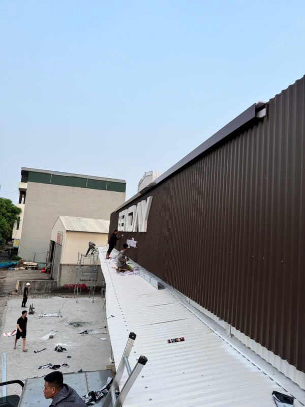 biển quảng cáo chữ nổi alu tại hải dương đẹp hiện đại