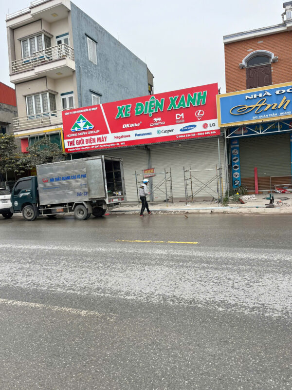 Thi công biển quảng cáo alu chuyên nghiệp tại Hải Dương