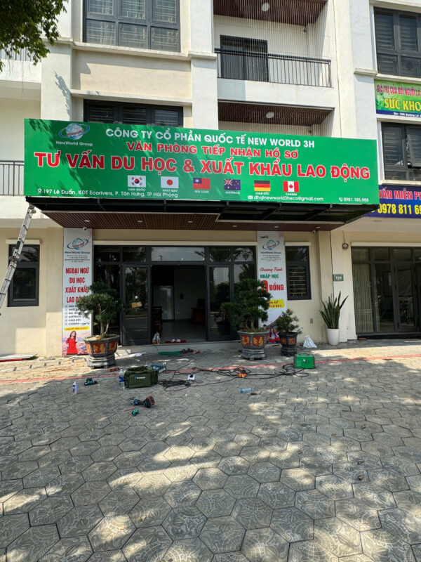 Dịch vụ làm biển hiệu công ty Hải Dương