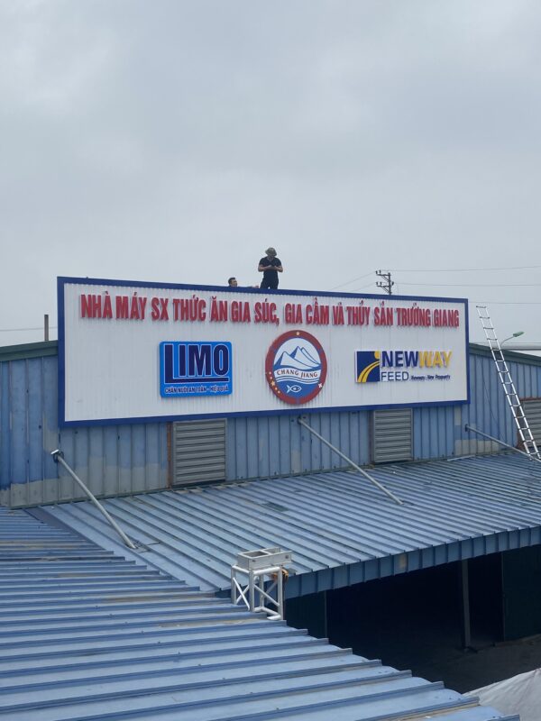Mẫu biển hiệu công ty đẹp tại Hải Dương