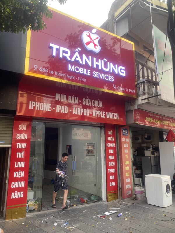 Chữ nổi mica đèn LED Hải Dương