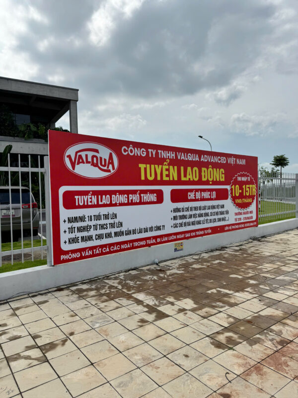 Tổng hợp kinh nghiệm làm biển bạt Hiflex và các bước kiểm tra quan trọng trước khi lắp đặt.