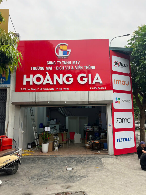 Biển Alu mặt dựng cửa hàng đẹp, bền và chuyên nghiệp