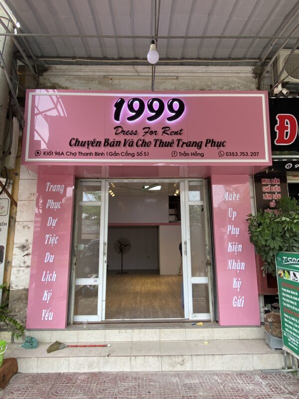 Biển Alu phong cách tối giản hiện đại