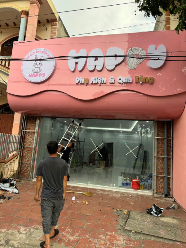 Mẫu biển quảng cáo Alu đẹp cho cửa hàng và công ty